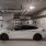 Tesla charging in garage