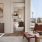 Modern apartment interior with open layout and designer finishes in Belltown Seattle