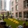 courtyard area between buildings
